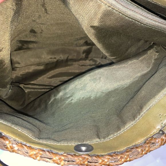 Fossil Brown Woven Tote Bag - Picture 11 of 13